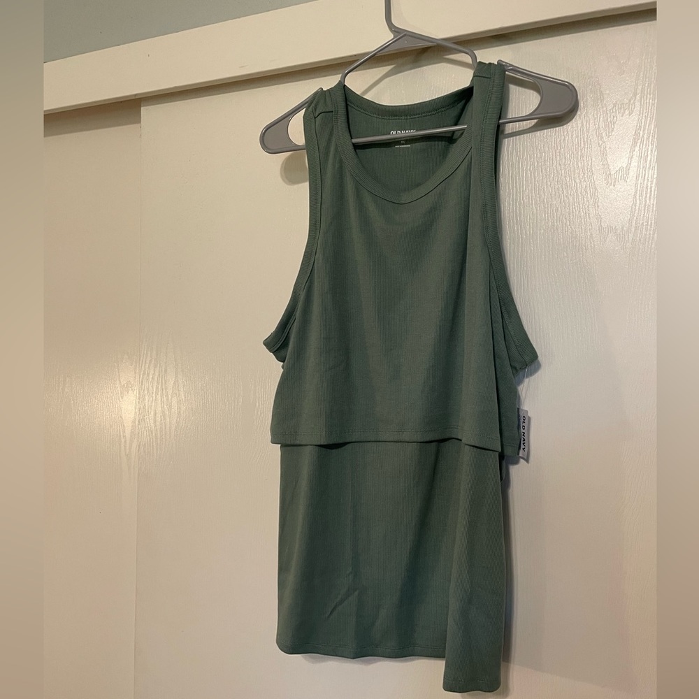 Maternity EveryWear sleeveless side nursing top